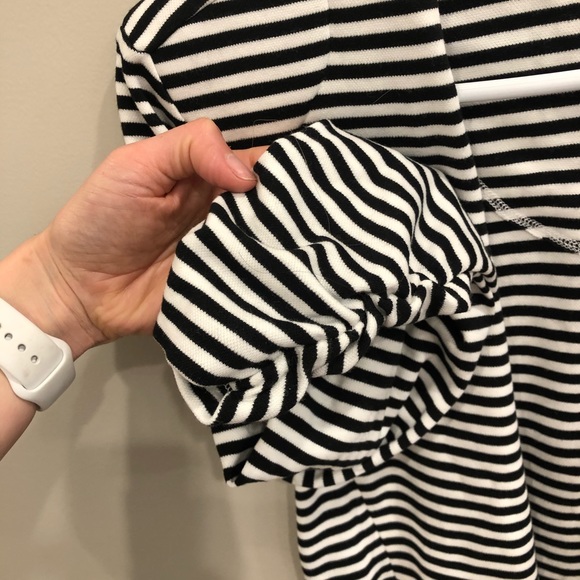 Tart Collections Knit black and white blazer - Picture 2 of 4